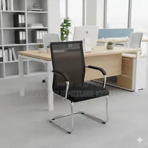 Metal Frame Mesh Guest Chair