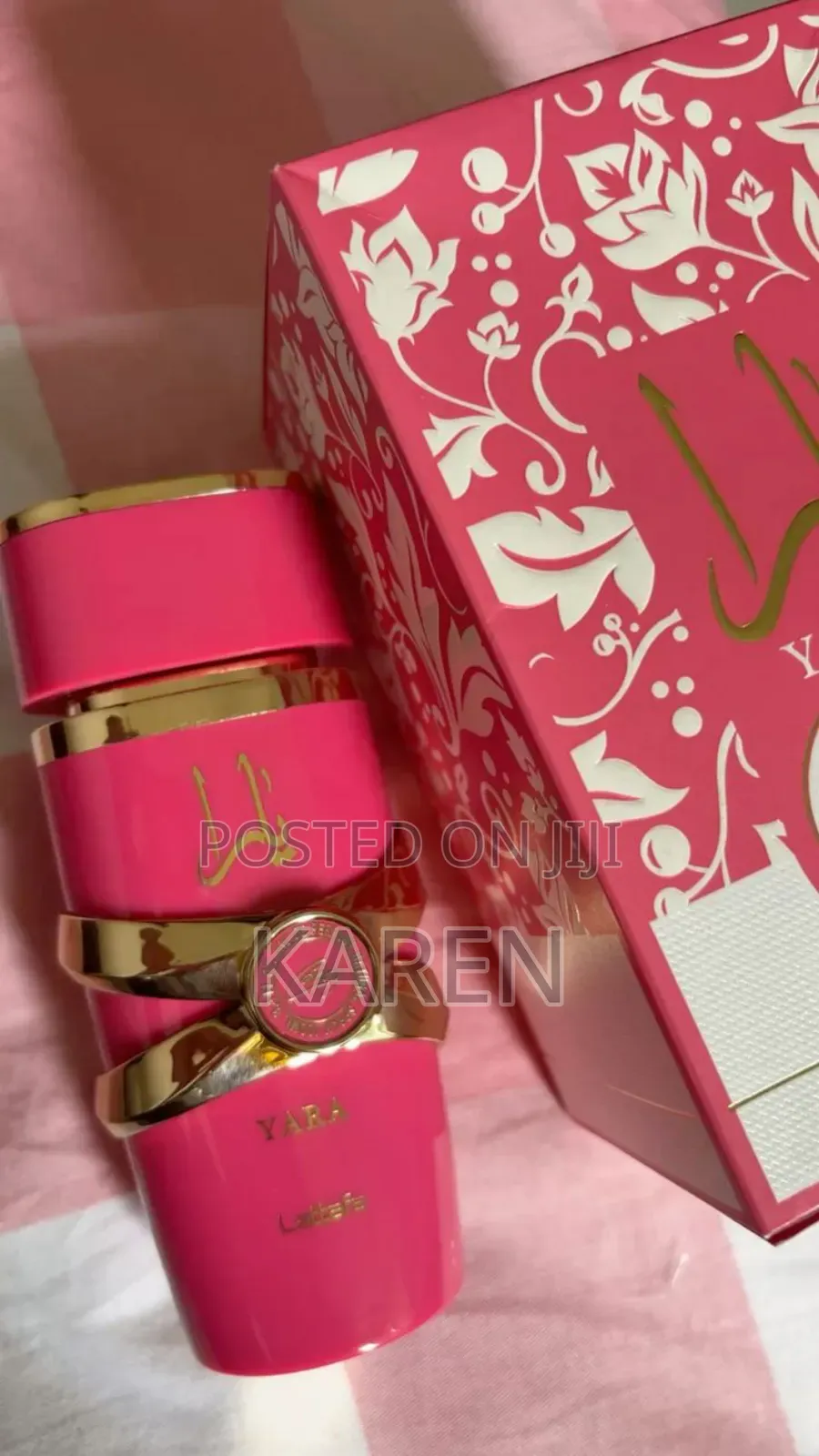 Yara Pink by Lattafa – 100ml Edp – Sweet Vanilla Tropical Fruits