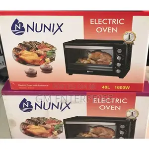 *Nunix 4 Knob Setting 20 Litres Electric Rotisserie Oven