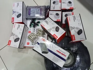 Economical 4 Channel Dahua Camera Package With 4 Cameras