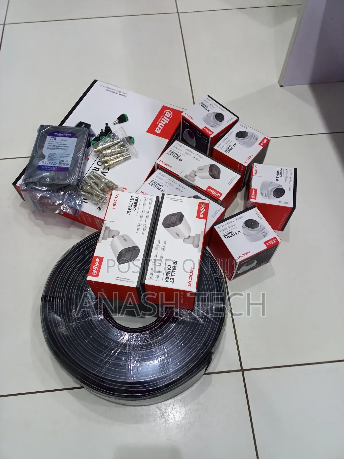 Perfect Dahua 8 CCTV Cameras Complete System Package Kit 1080p