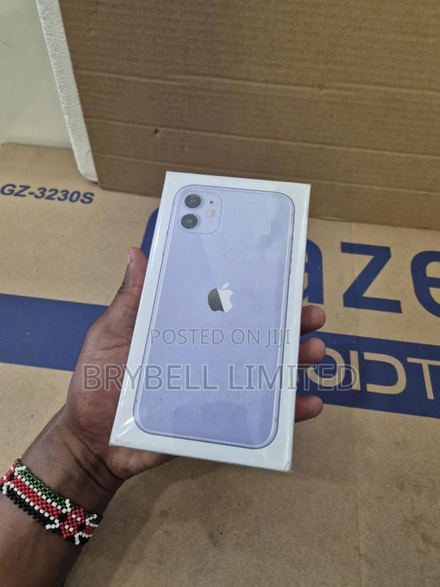 New Apple iPhone 11 128 GB Purple - thumbnail 3