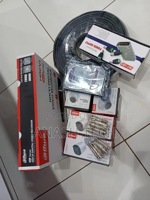 Recomended Ir Bullet Dome 4 Cameras Dahua Complete Package Kit