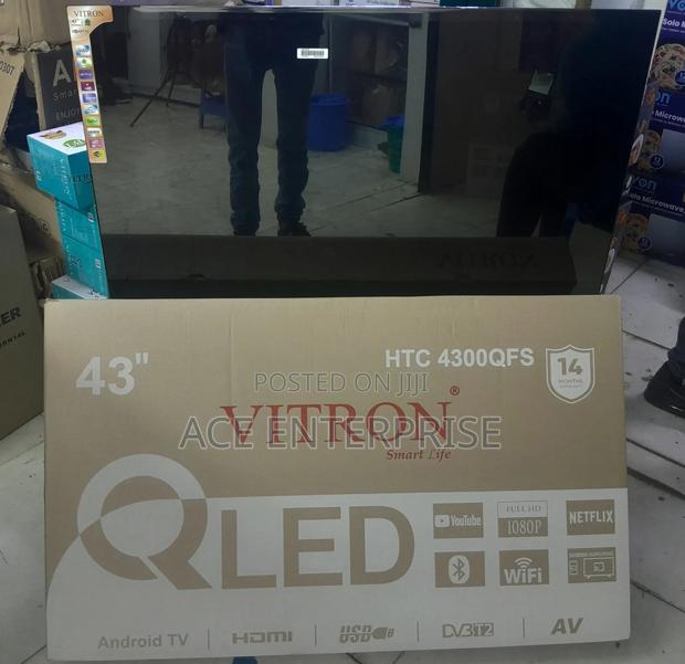 Vitron 43" Qled Smart Android Tv – Ultra Hd | Frameless Design