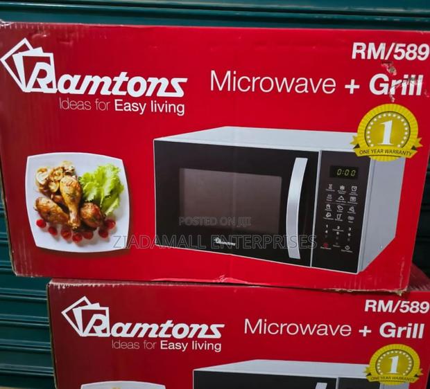 Ramtons Rm589 Microwave With Grill 23l – All-in-One Kitchen Essential