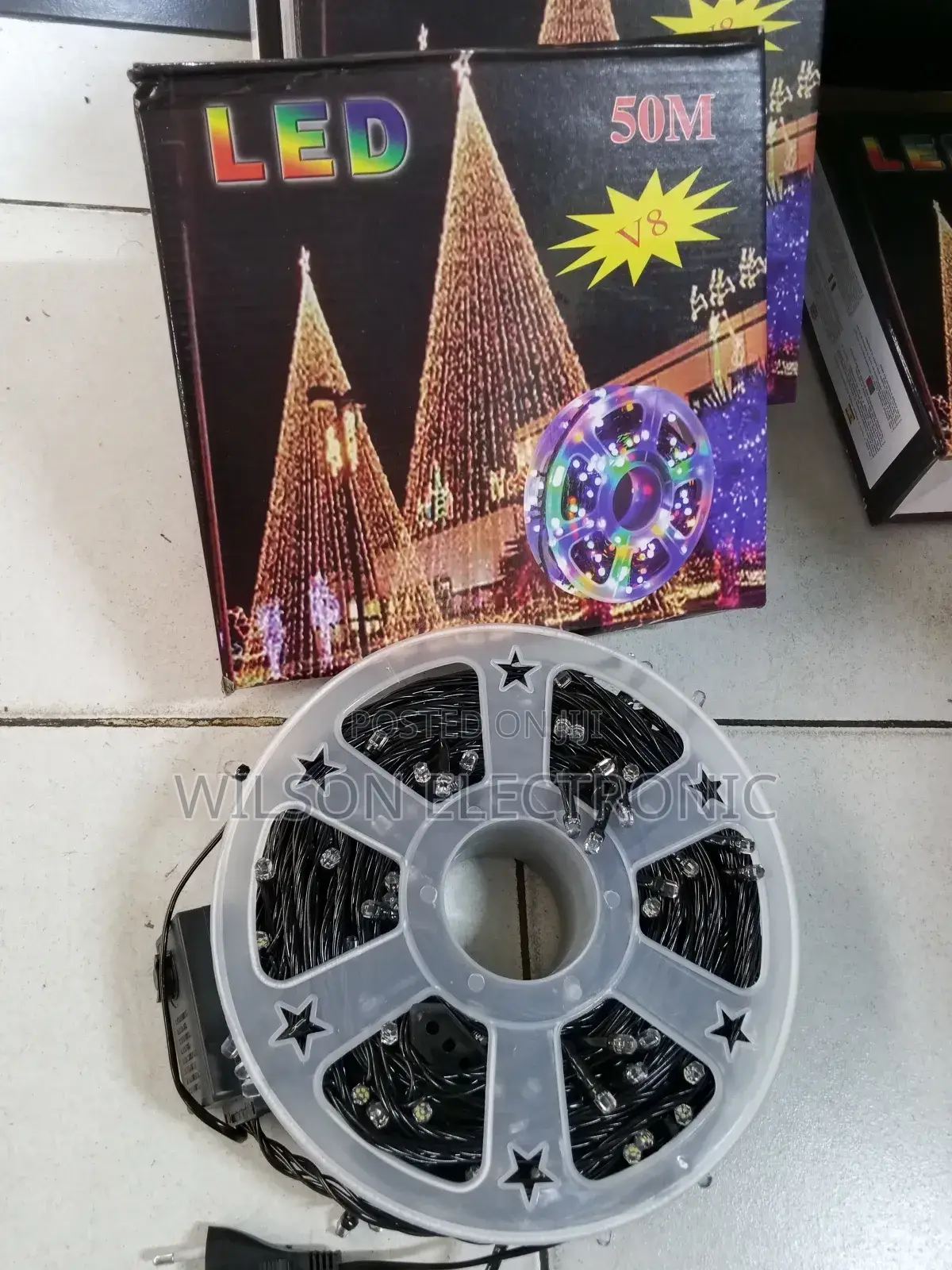 50m Warm White Single Color Strip Lights. Christmas Lighting