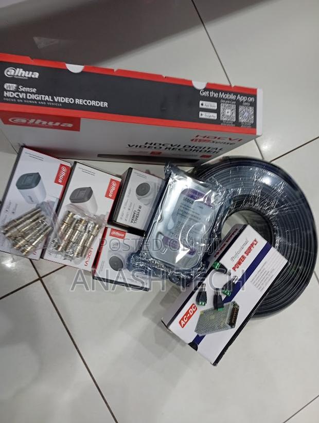 Impressive Dahua 4 CCTV Cameras Full Kit 2mp With Night Vision - main view