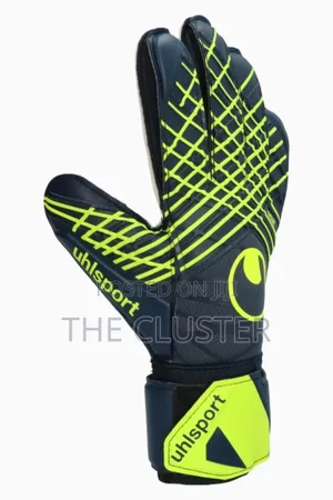 Black Uhlsport Goalkeeper Gloves