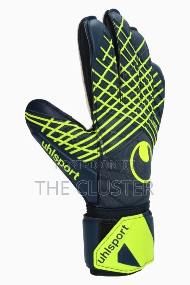Black Uhlsport Goalkeeper Gloves