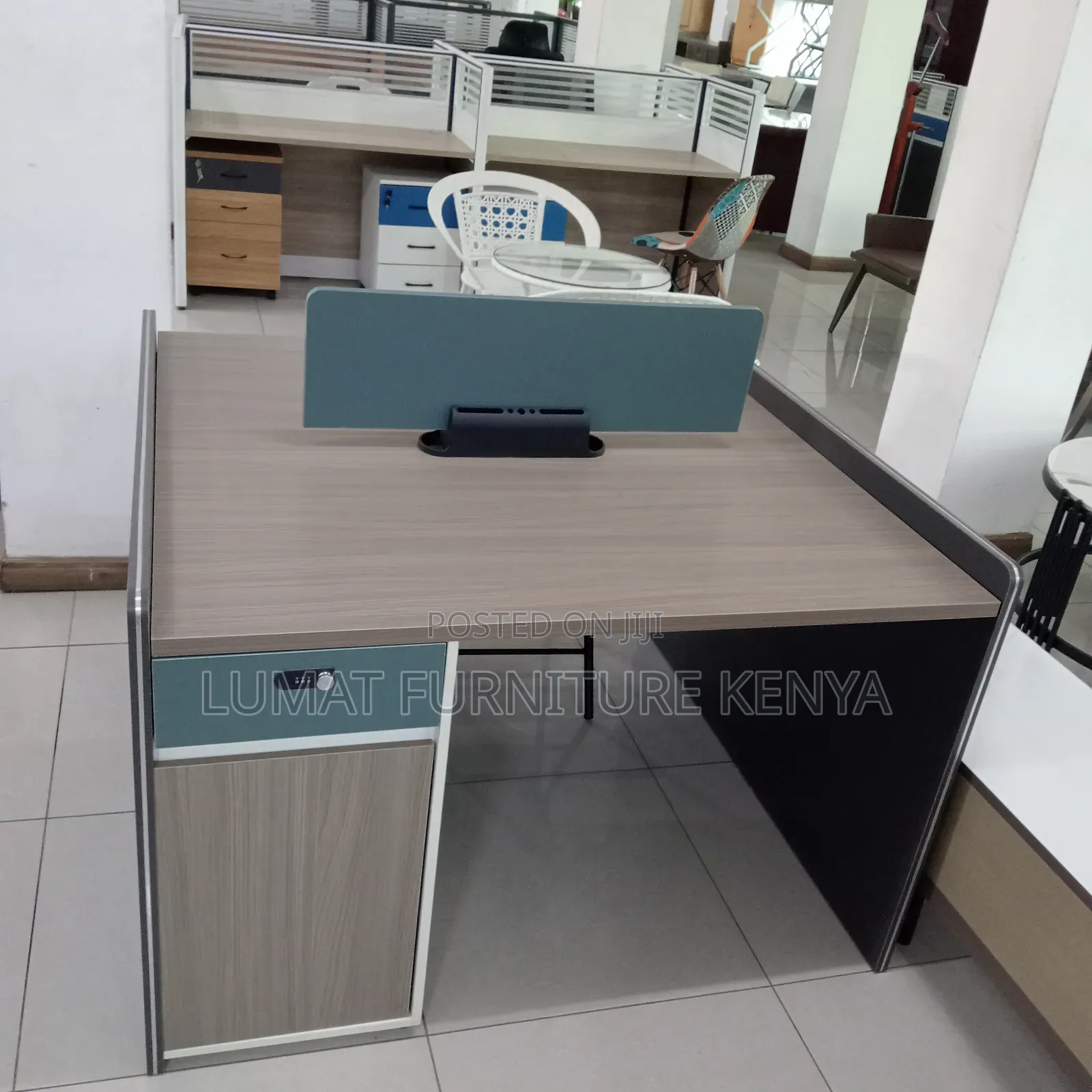 Twin Desk Office Setup