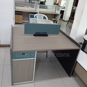 Twin Desk Office Setup