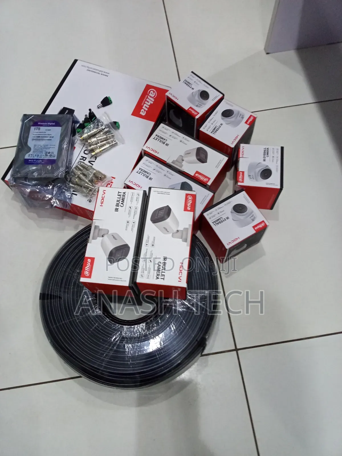 Well Maintaing 8 Cameras Dahua Channel CCTV Full Package 1080p Camera