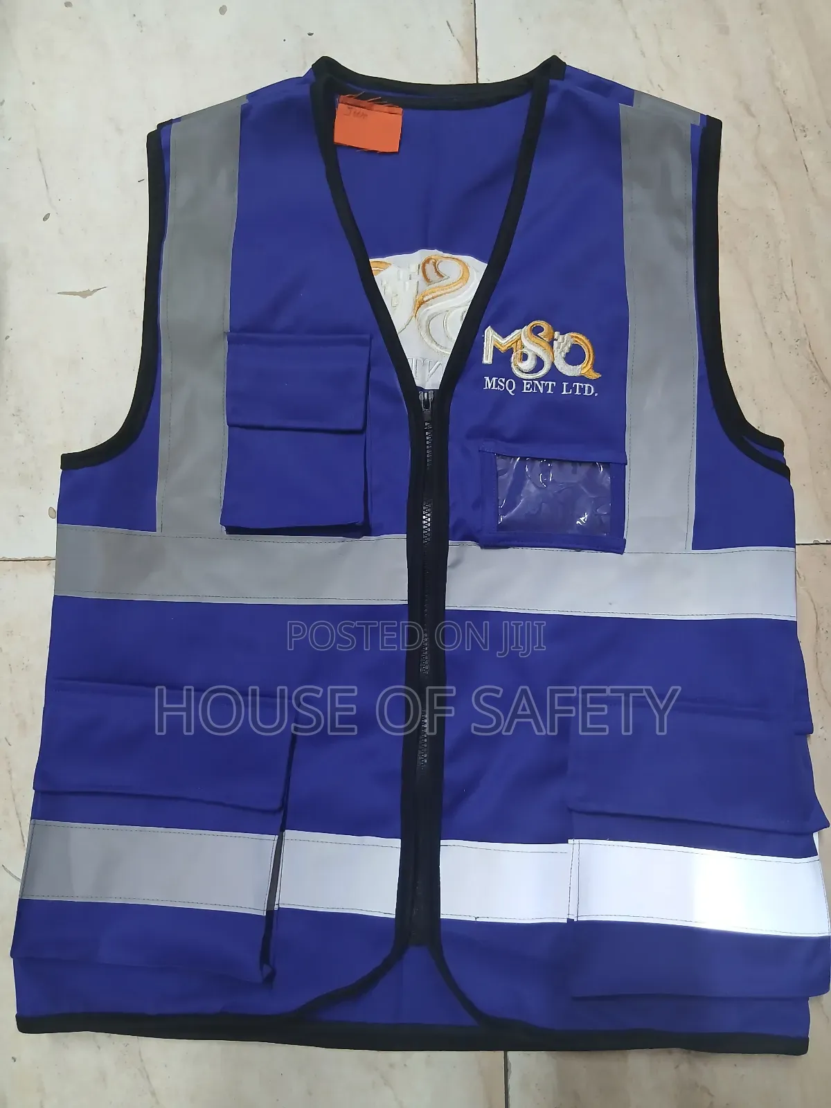 Floresent Royalblue With Reflectors Mission Jacket