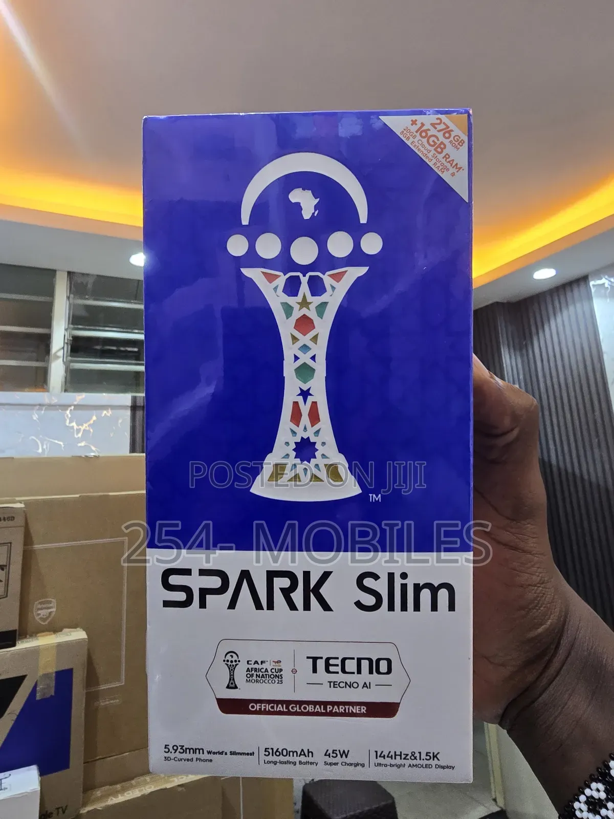 New Tecno Spark Slim 256 GB Black