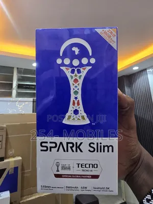 New Tecno Spark Slim 256 GB Black
