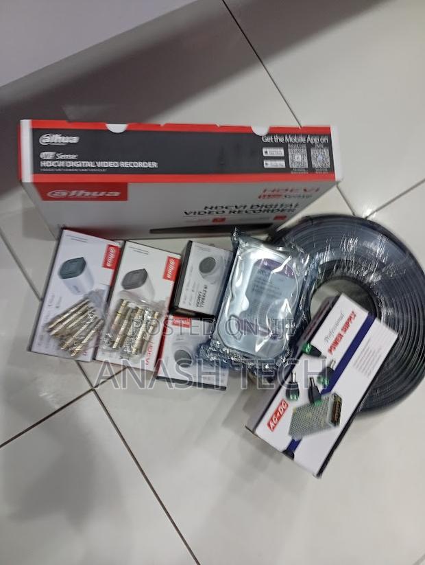Well Maintained 4 Channel Dahua Camera Complete Camera Package - main view