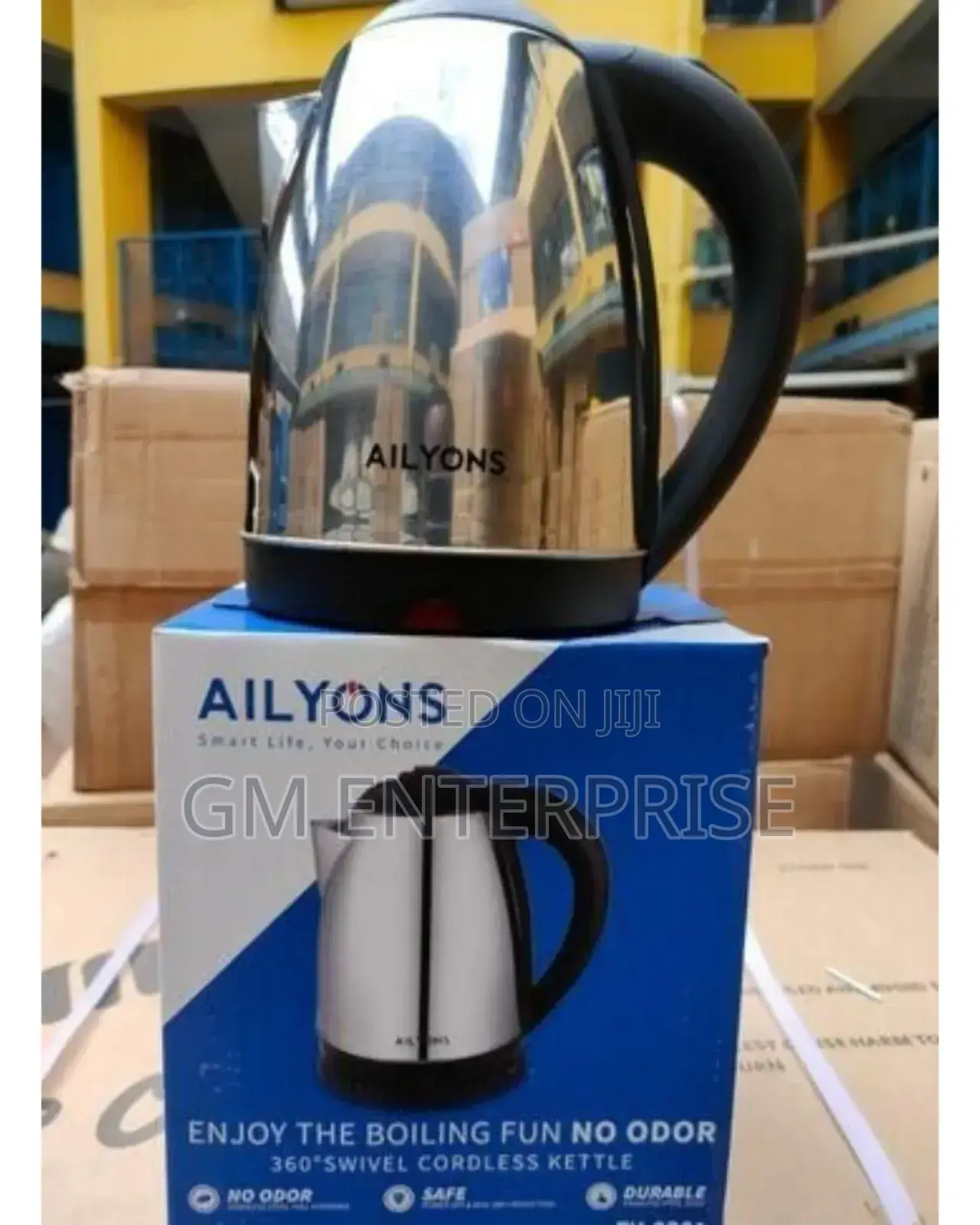Ailyons Stainless Steel Electric Kettle
