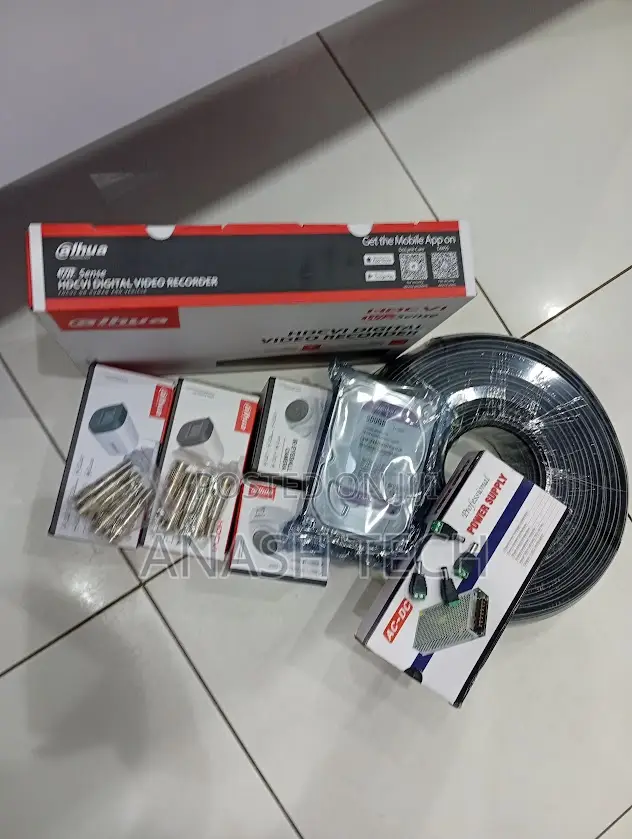 Advanced 4 Channel Dahua Camera Complete Camera Package