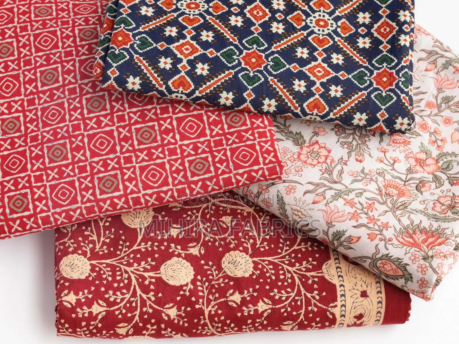 Indian Cotton Fabrics Available - 12 Stunning Patterns!
