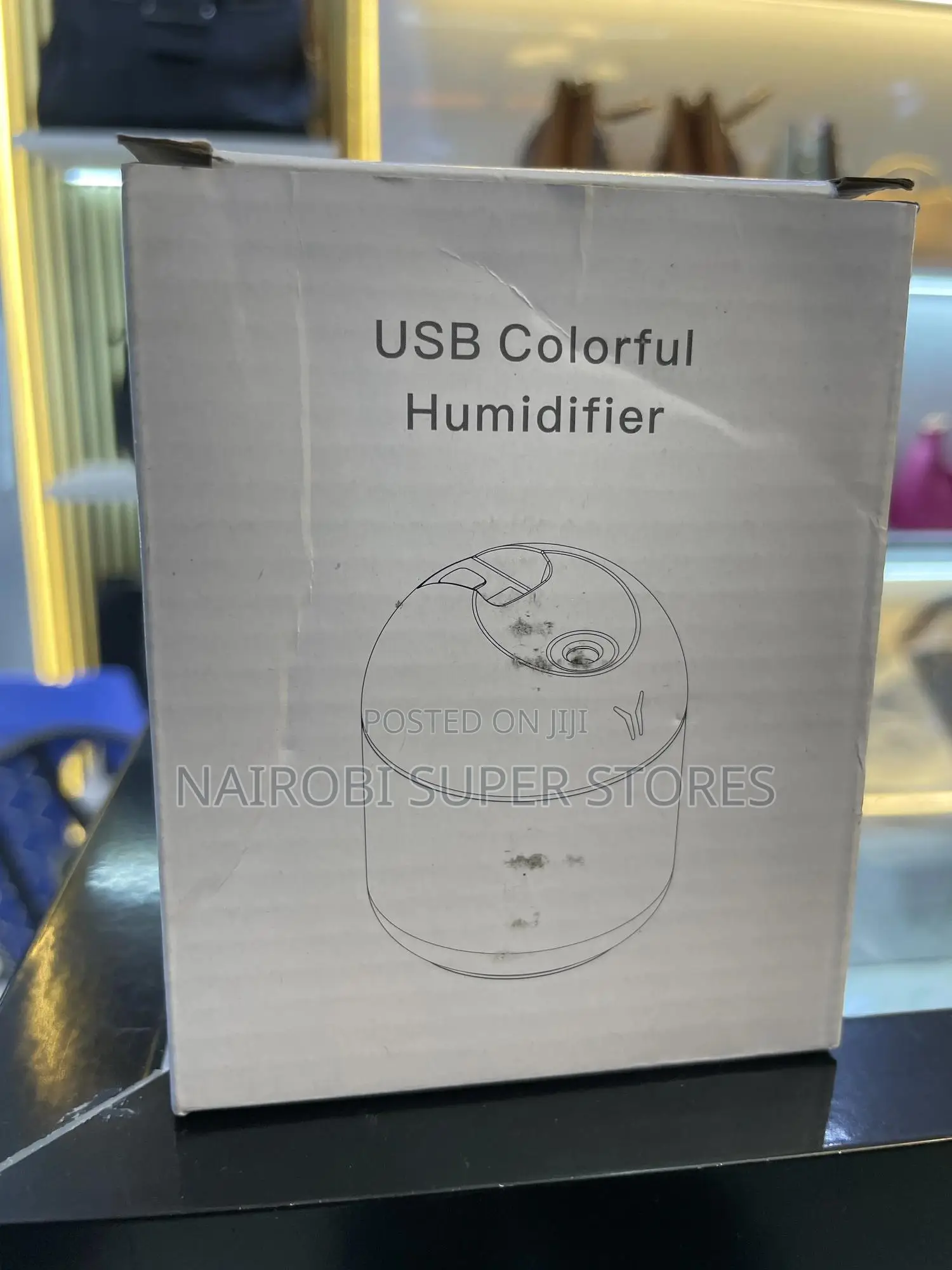 Usb Colorful Mini Humidifier With Led Night Light