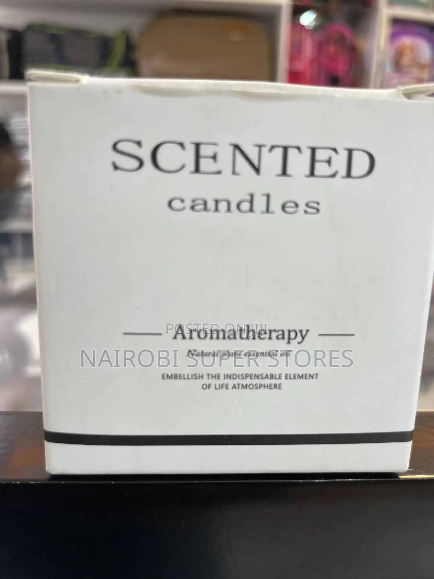 Aromatherapy Scented Candles With Natural Essential Oils