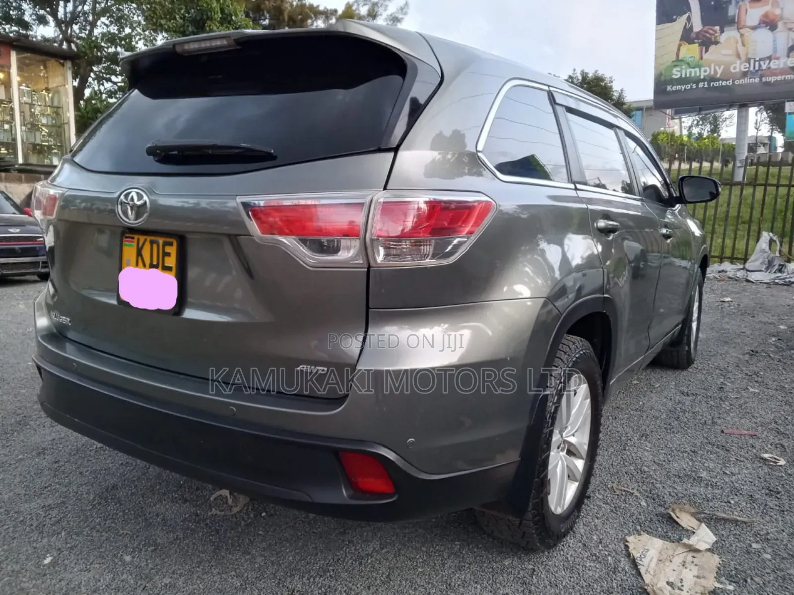 Toyota Kluger 2014 Gray