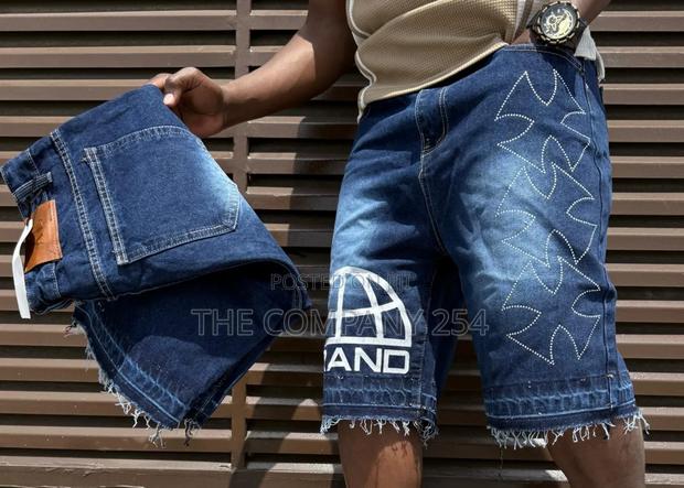 Quality Denim Designer Unisex Jorts - thumbnail 3
