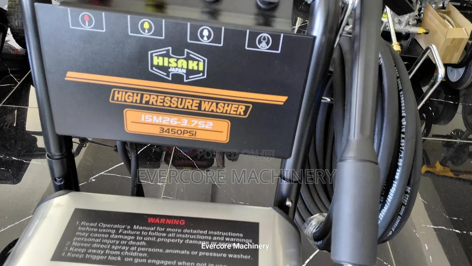 Hisakijapan 3450psi Electric Highpressure Washer.
