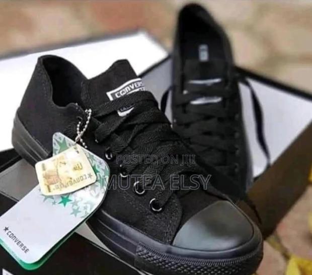 Black Converse Shoes - thumbnail 4