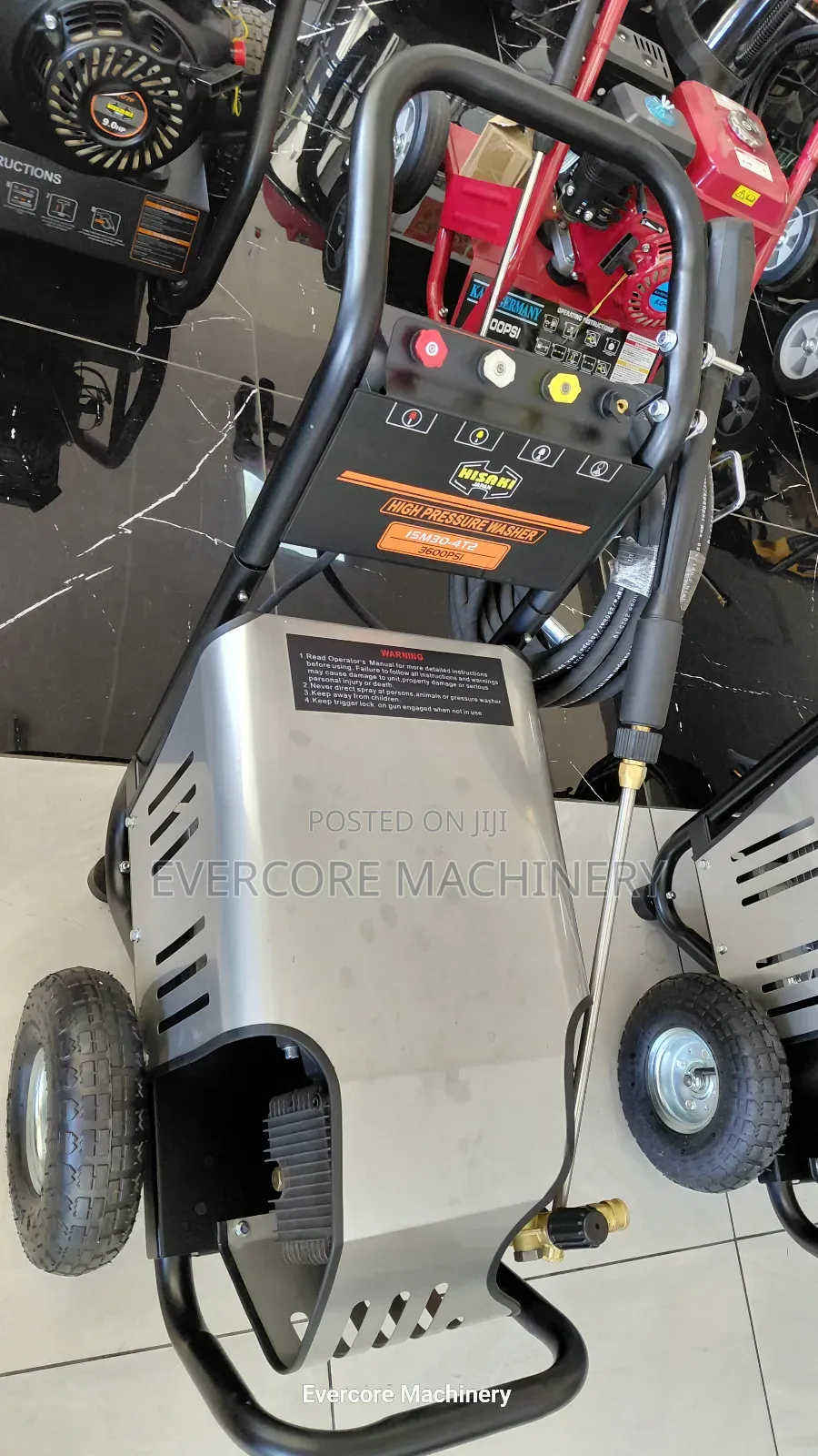 Hisaki Japan 3600psi Electric Three Phase Highpressure Washer.