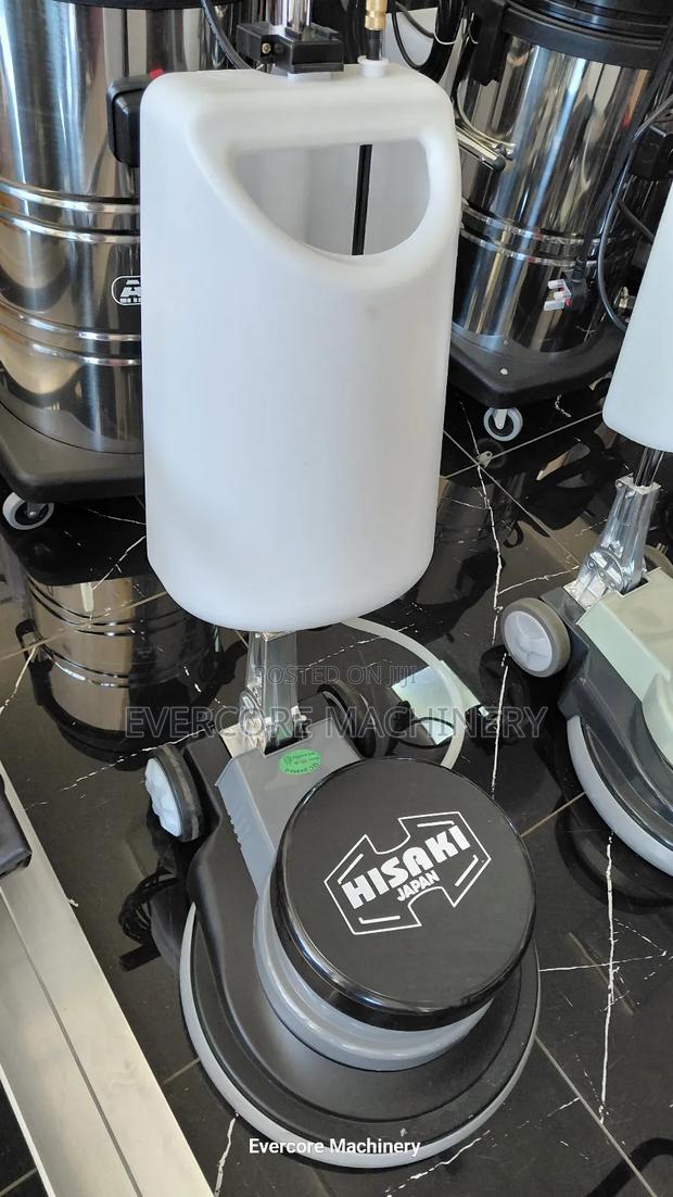 Hisaki Japan Electric Floor/Carpet Scrubbing Machine With Brushes.