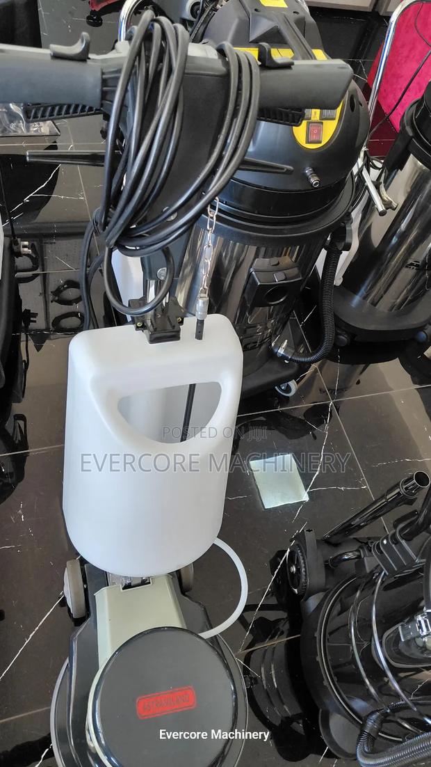 Astramilano Italy Floor/Carpet Scrubbing Machine With Accessories.