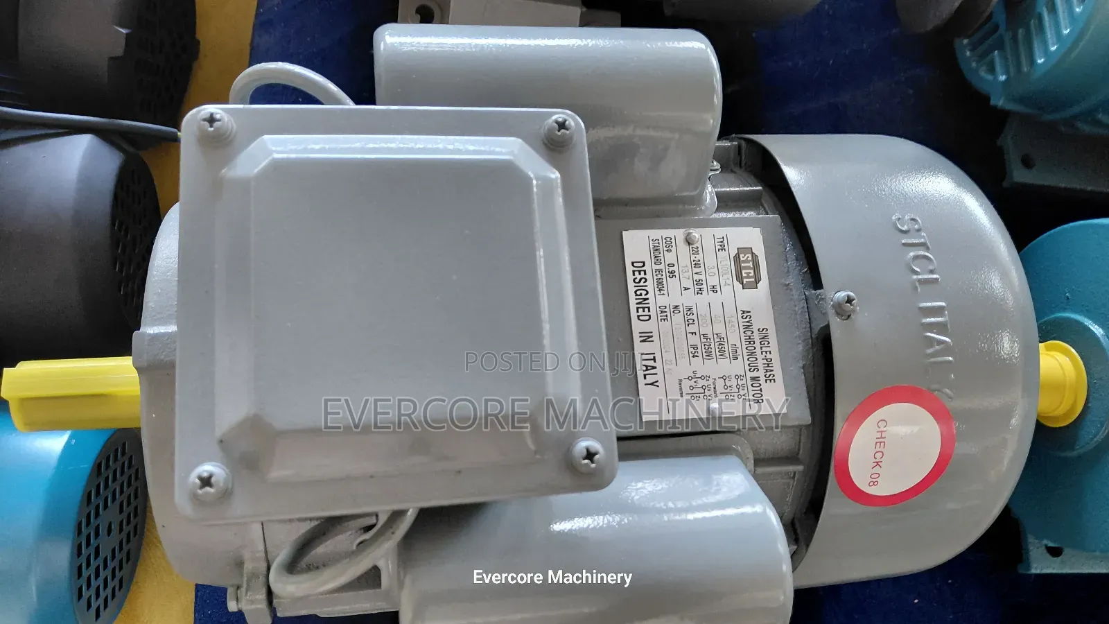 STCL Italy 3hp Electric Single Phase Motor