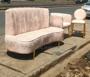 Beige Salon Set Very Unique and Comfortable.