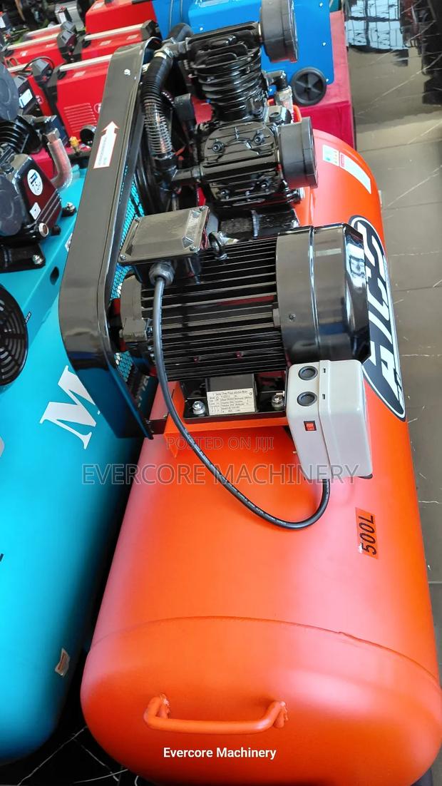 Electric Air Compressor 500litres Capacity Three Phase. - main view