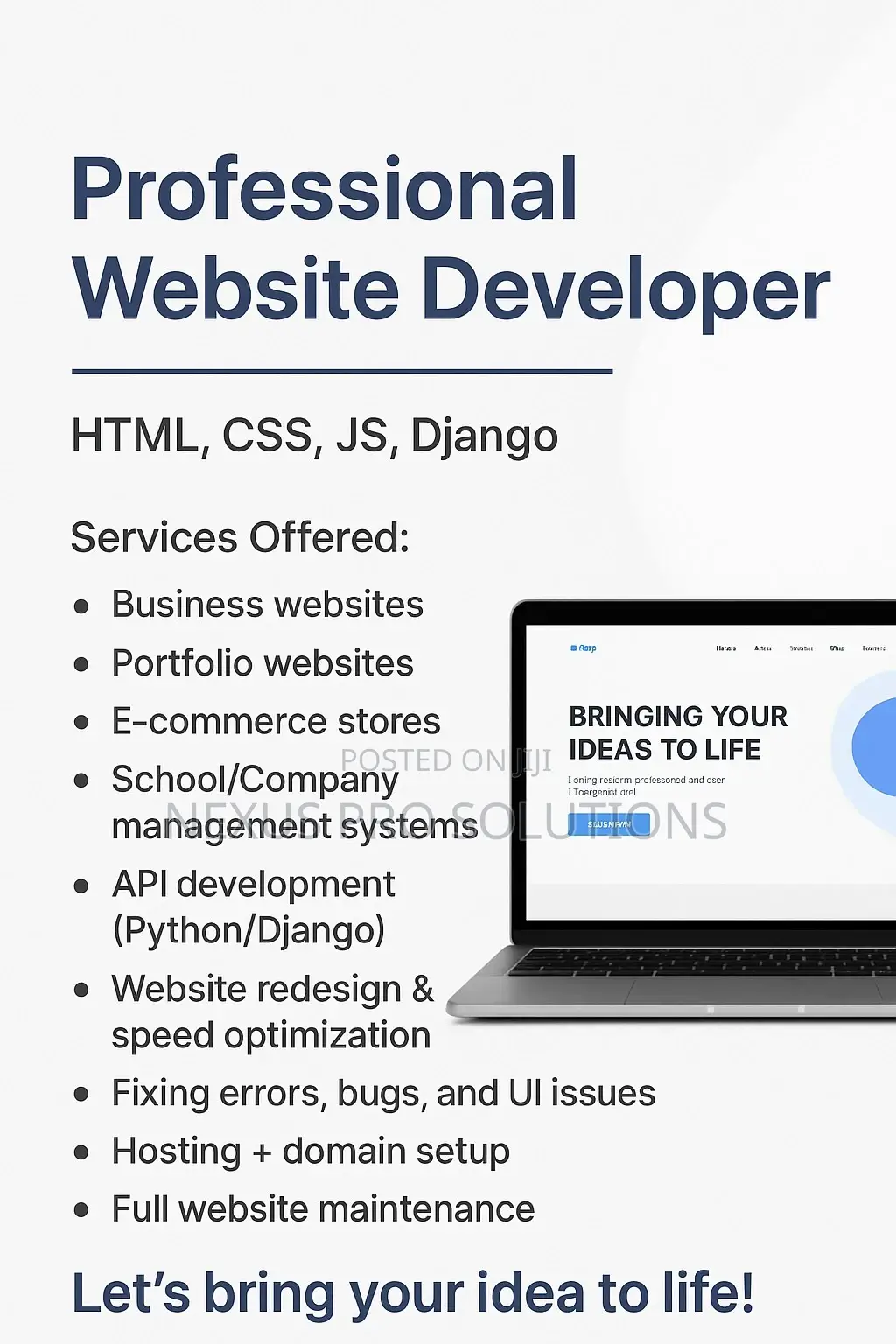 Professional Business Websites | Affordable Fast Delivery”