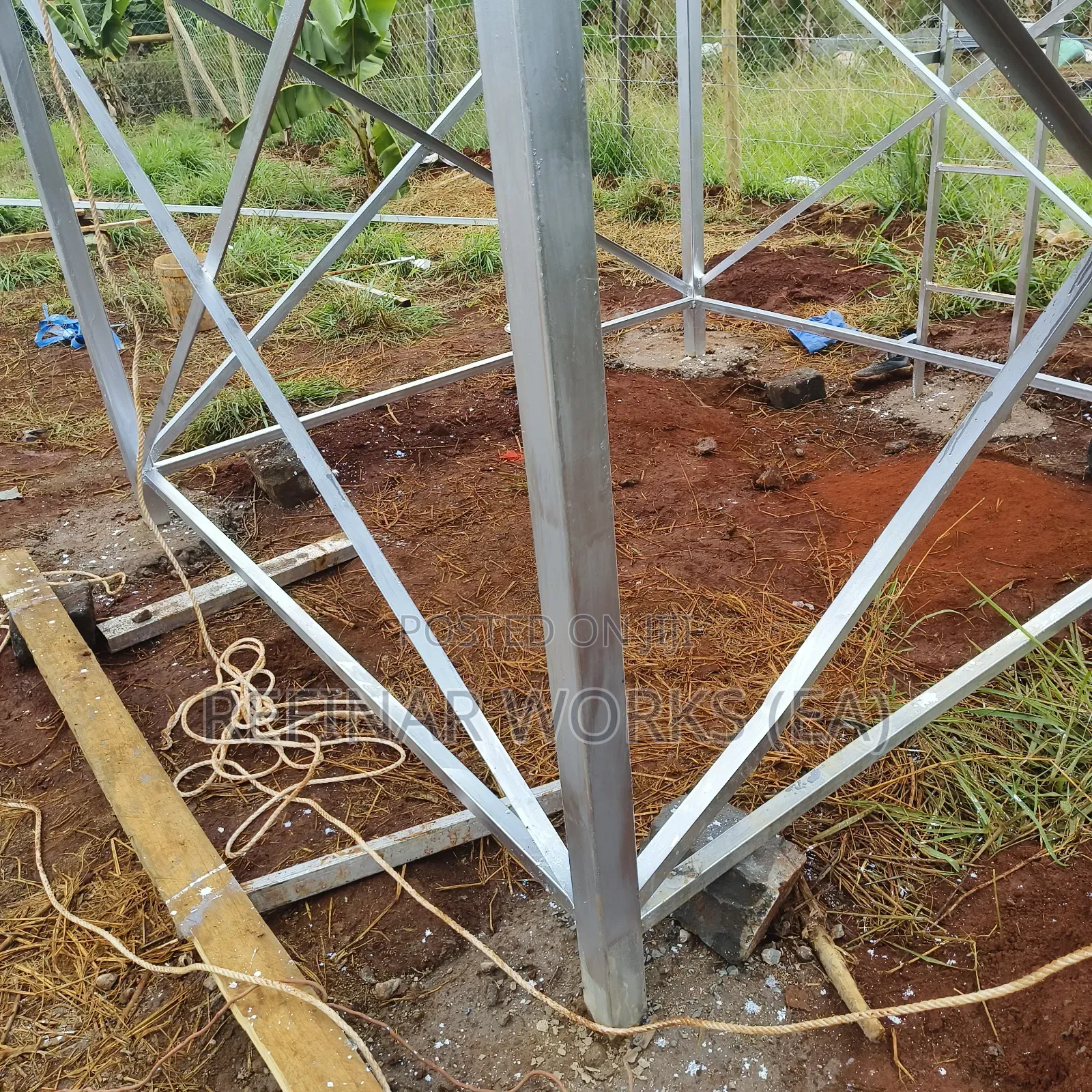 Industrial-grade Steel Towers For Large Water Tanks
