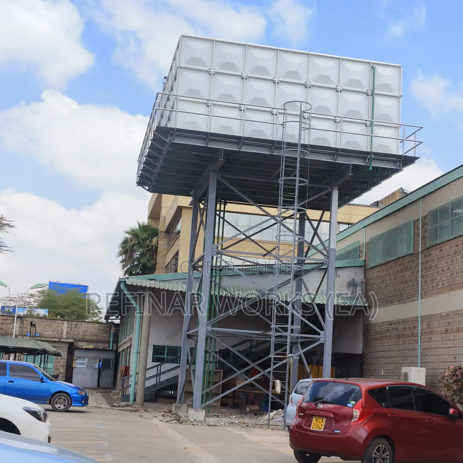 Industrial-grade Steel Towers For Large Water Tanks