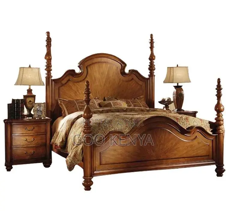 Home Bed; High-Grade Upholstered Queen Bed With Storage Solution