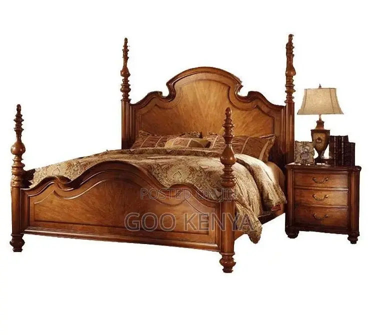 Home Bed; High-Grade Upholstered Queen Bed With Storage Solution