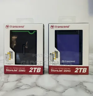 Transcend 2tb Storejet 25m3 Usb 3.2 Gen 1 Portable Hard Drive