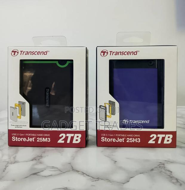 Transcend 2tb Storejet 25m3 Usb 3.2 Gen 1 Portable Hard Drive