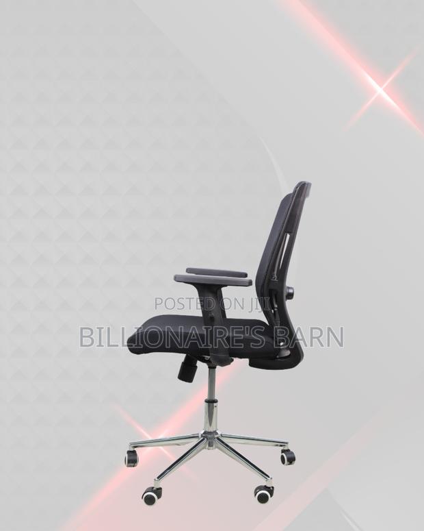 The Barn Origin Mid-Back Chrome Chair| for Clean, Professional Offices