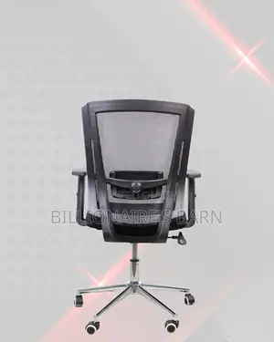The Barn Origin Mid-Back Chrome Chair| for Clean, Professional Offices