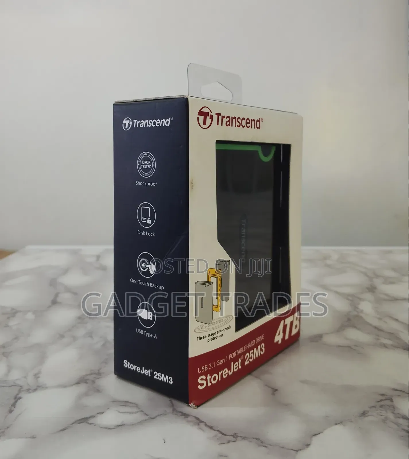Transcend Storejet 25m3 4tb Portable Hdd
