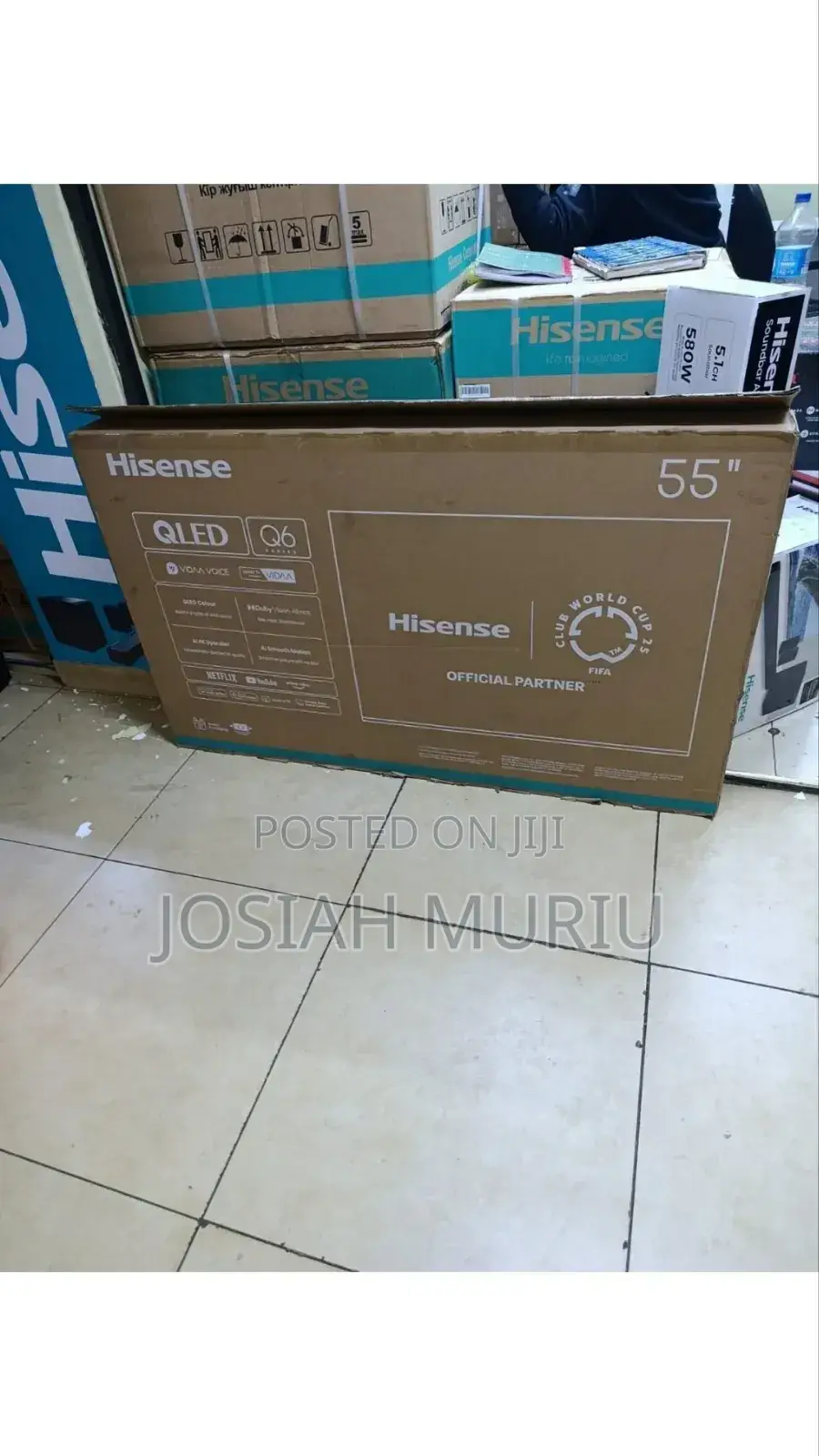 55inch Q6 Series Smart Qled Hisense Tv