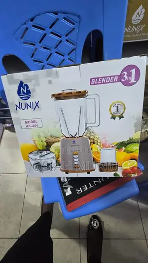 Nunix 3 in 1 Blender, Grinder Chopper Ak-444
