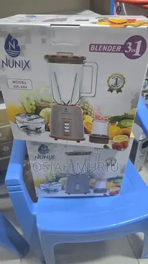 1.5l Nunix Ak-444 3 in 1 Blender Grinder and Chopper