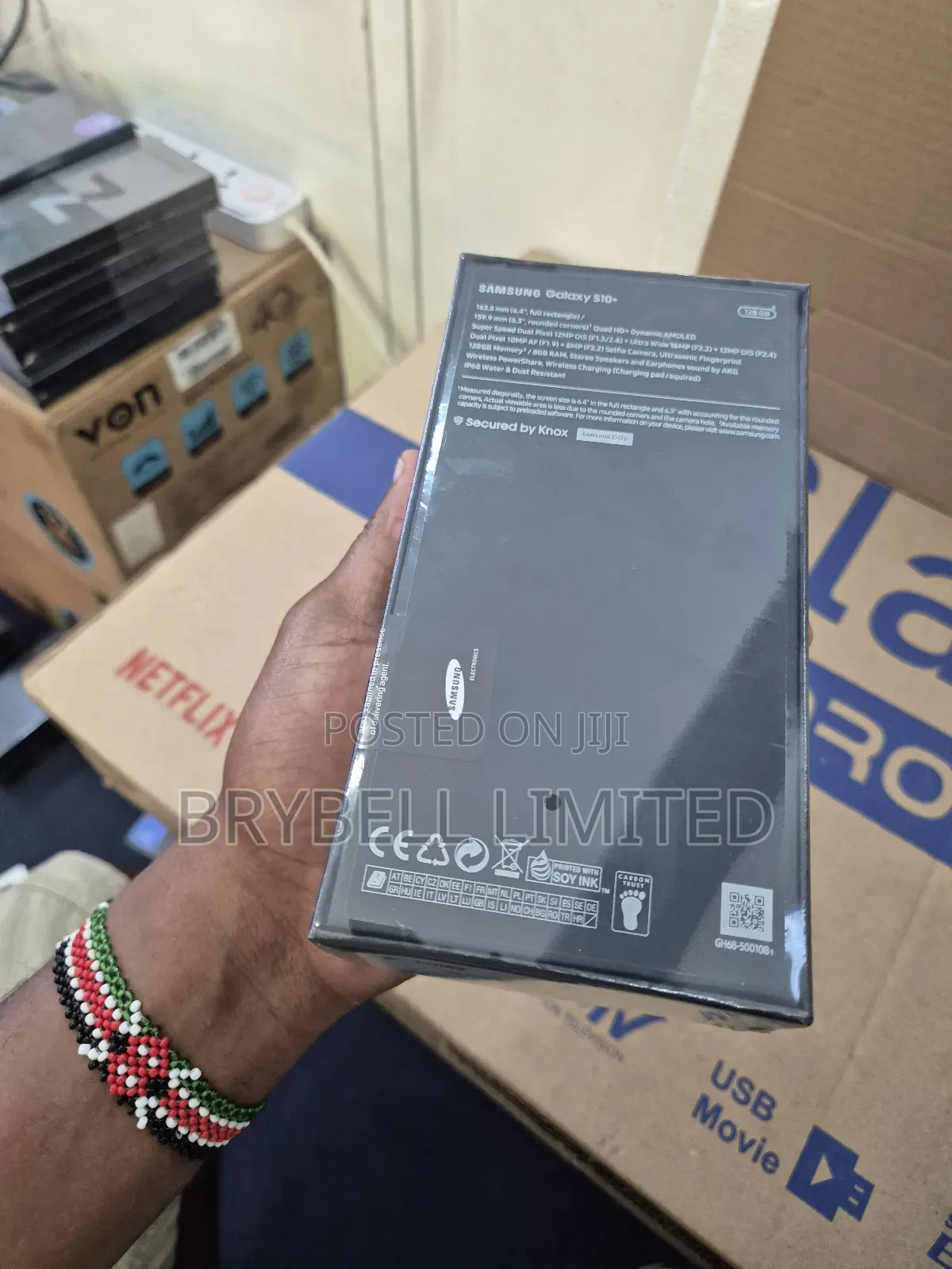 New Samsung Galaxy S10 Plus 128 GB Black