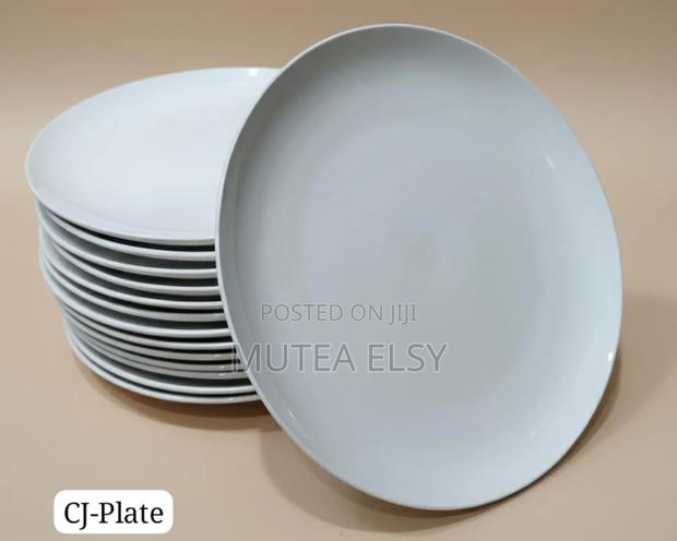 White Quality Circular 6 PCS Dinner Plates